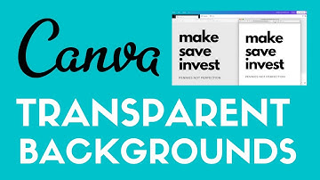 How To Create Transparent Backgrounds In Canva | Canva Tutorial For Beginners