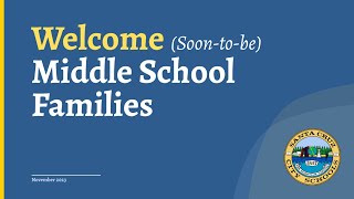 2023 Middle School Preview Webinar (Zoom Recording)