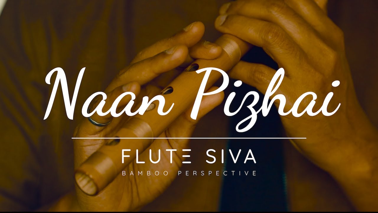 Naan Pizhai (4K) (Flute Version with Lyrics & Flute Notation) by Flute Siva | Anirudh | Karaoke