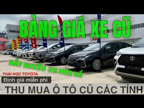 Video Bảng giá xe cũ ngày 26/05/2022 - Thái Học Toyota Tân... - YouTube
