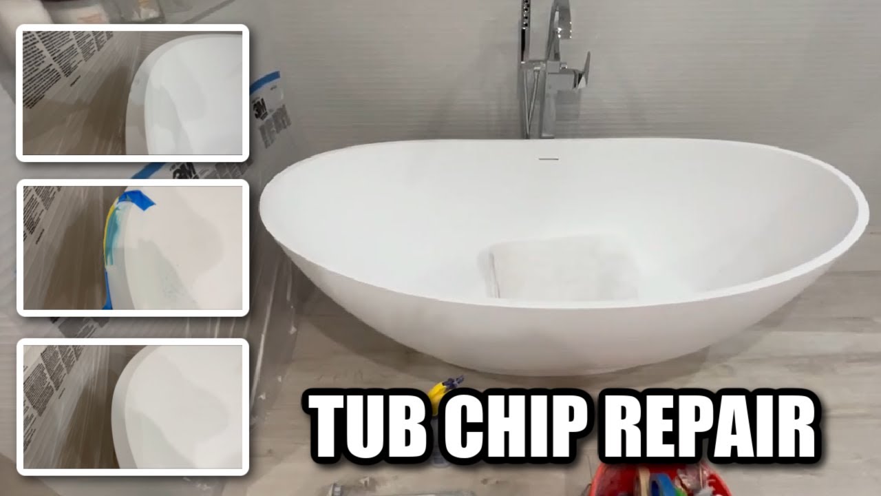 DIY Fix a Cracked or Chipped Bathtub - with Epoxy 