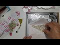 Tattered Lace Love letters card process video (part 1)