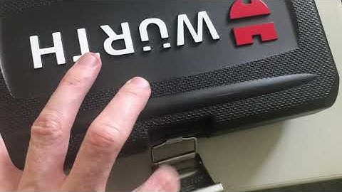 Wurth 1/4" socket wrench set