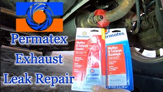 How to Repair an Exhaust Leak | Using Permatex Muffler and Exhaust Sealer