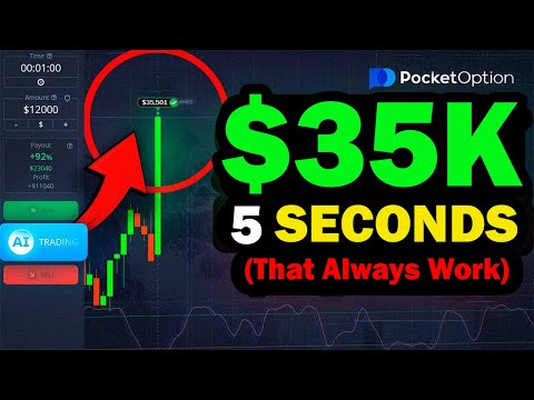 Best 5 Seconds Binary Option Strategy that works  on Pocket Option