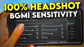 2023 BEST Sensitivity for BGMI /PUBG | Zero Recoil Headshot Sensitivity | Sensitivity Code BGMI 2.5