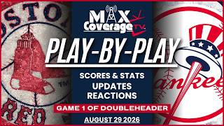 🔴LIVE - Boston Red Sox vs New York Yankees - Game 1 of Doubleheader - Play-By-Play (8/29/26) screenshot 4
