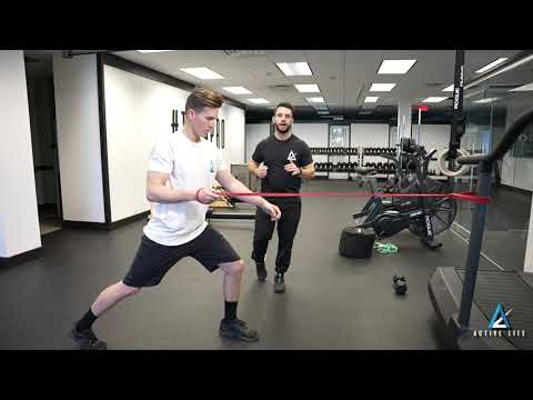 Split Stance Band Row