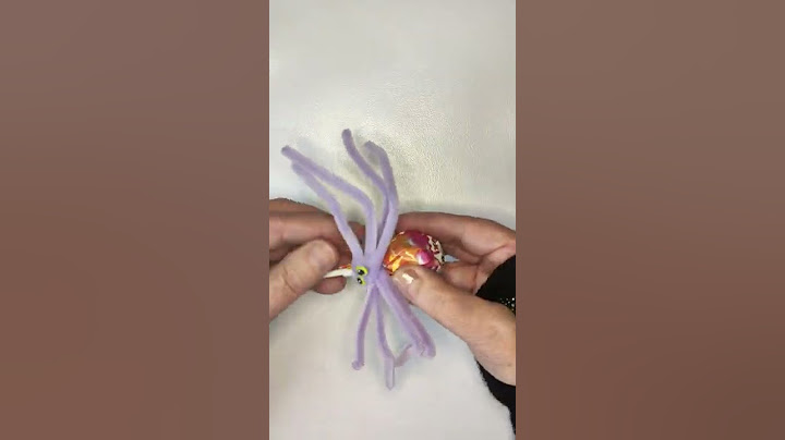 Turn a Lollipop into a Spider! #shorts