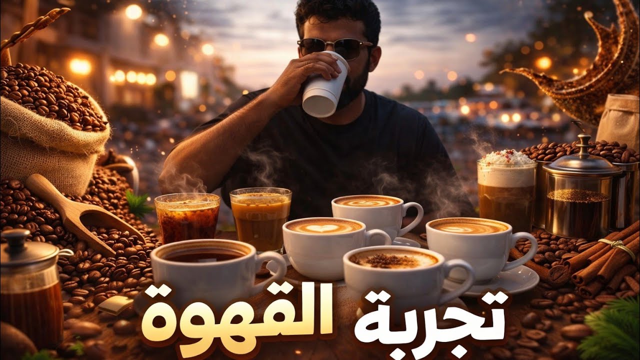 تجربة القهوة في كوفيهات المكلا 