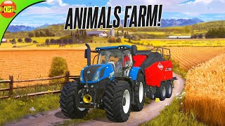 Working For Cows, Pigs ETC, & Selling 30 Pigs | Farming Simulator 20 Animals Farm