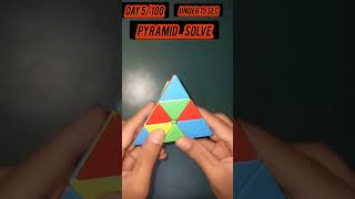 Day 5/100 pyramid cube solve shorts trending viralshorts viral