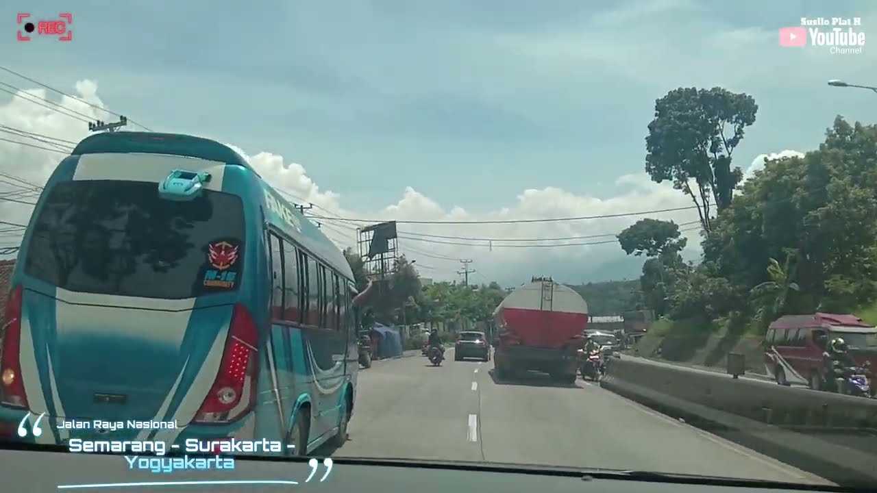 Mobil Vlog Jalan Nasional Jalur Selatan Semarang Gate Tol Bawen Rest Area Pendopo 456B Susilo Plat H