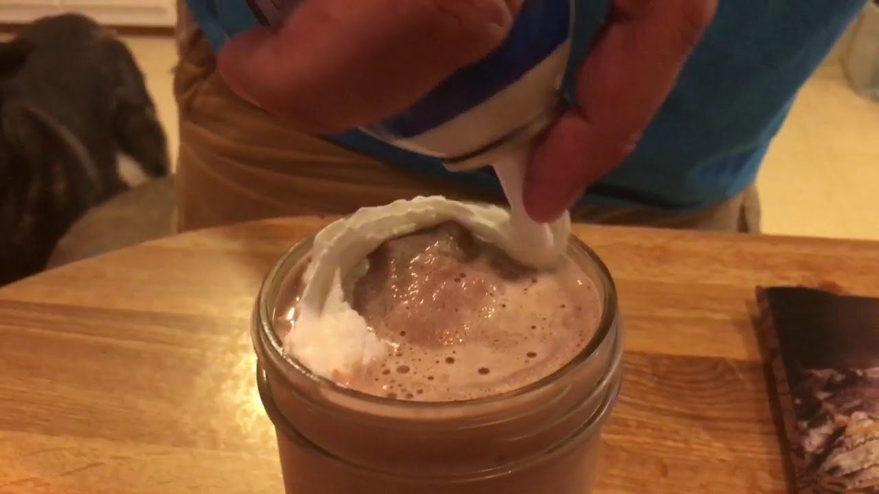 Trying frozen bean’s frozen hot chocolate! It is amazing!! YouTube