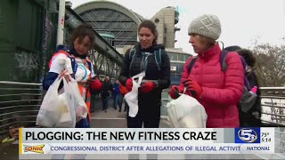VIDEO: 'Plogging' workout sweeps the world