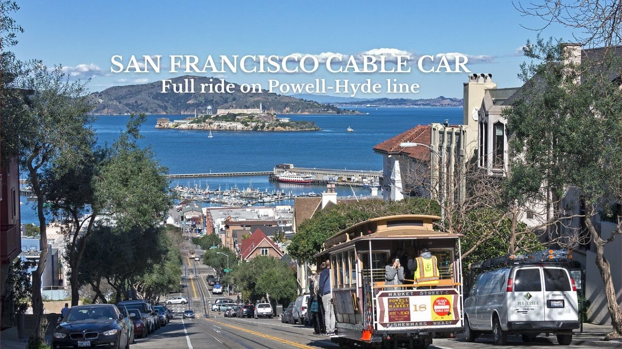 🇺🇸 San Francisco Cable Car - Full ride on Powell-Hyde line