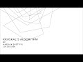 Kruskal’s Algorithm | Analysis And Design Of Algorithms | SVCE Bengaluru
