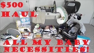 $500 Gender Neutral Baby Haul - How I Budgeted For Our First Newborn