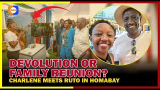 Ruto Meets Charlene At Devcon Homa Bay Kenyans On X React Devolution Or Family Re-Union?