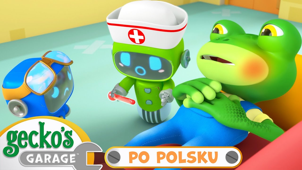 Geko Ratunkiem Dla Chorego Gekusia! 🤒🦎 | Warsztat Gekona | Bajka dla dzieci po polsku