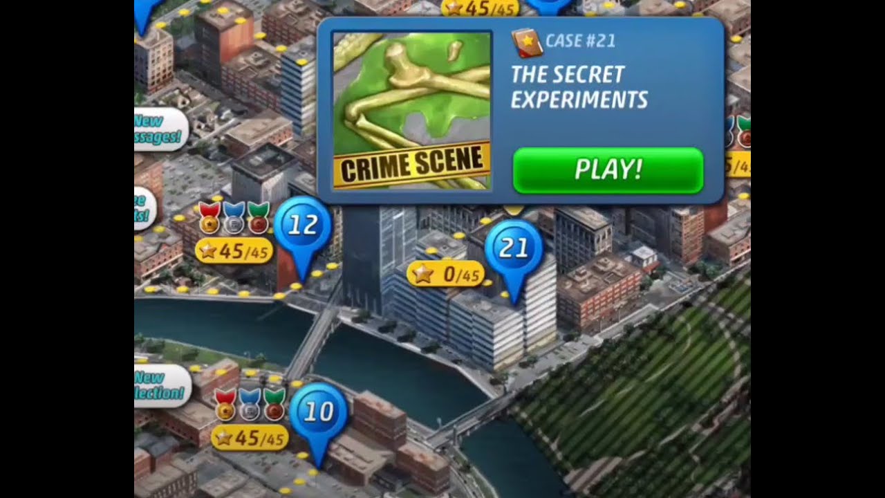 Criminal Case - Case 21 - The Secret Experiments - YouTube