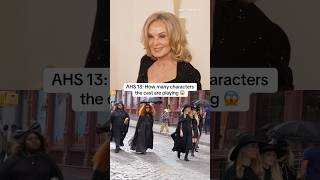 AHS 13 cast & how many characters they’re playing 😱 #ahs #americanhorrorstory #evanpeters