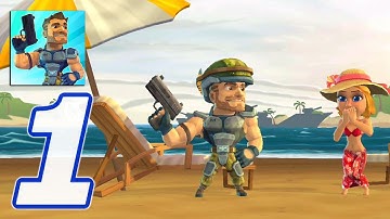 Major Mayhem 2 - Gun Shooting Action - Gameplay Walkthrough Part 1 - 1-3 Levels (Android)