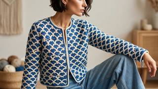 EASY CROCHET CARDIGAN! 🤫 Everyone Thinks It’s High-End Retail | Luxury Style