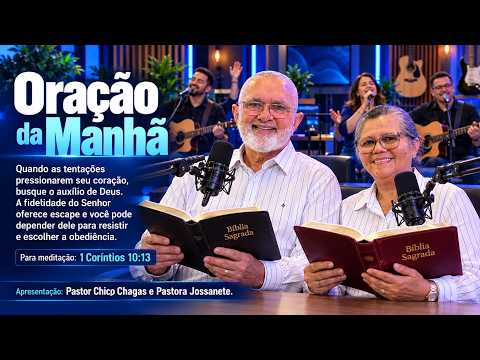 ORAÇÃO DA MANHÃ. #PASTORCHICOCHAGAS #JESUS #DEUS #ORAÇÃO #EUCREIO. TUDO É POSSIVEL AO QUE CRER.