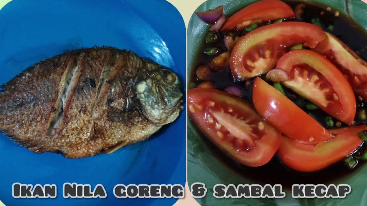 Ikan nila goreng cocol sambal kecap | Menu Rumahan 