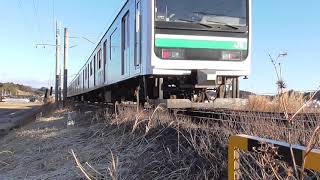 【唯一の付属LED車】常磐線E501系K752編成 通過