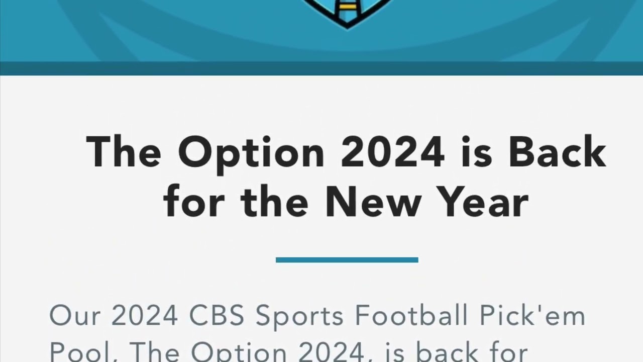 The Option is Back!