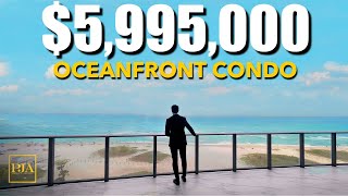 Tour a $5.9 Million Dollar | Oceanfront Condo in Florida | Peter J Ancona