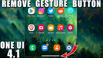 Remove Navigation Gesture Pill in 2 Seconds | ONE UI 4.1 - Full Screen Immersion