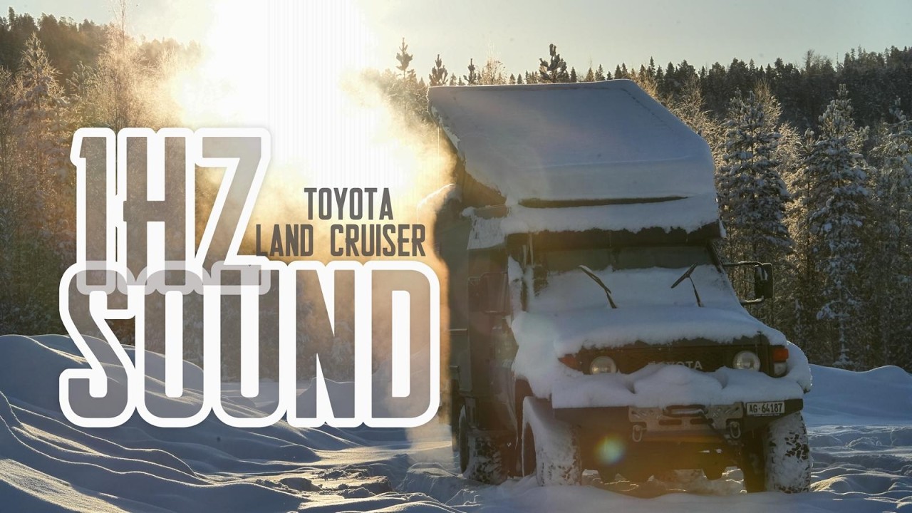 Toyota LandCruiser 79 Serie 1HZ Kaltstart im arktischen Winter | Pure Sound