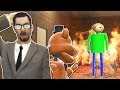 BALDI'S BASICS SCHOOL OF HORROR! - Garry's Mod Gameplay - Gmod Dinosaur Survival