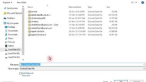 Create an ANSI PST in Microsoft Outlook 2010, 2013 and 2016