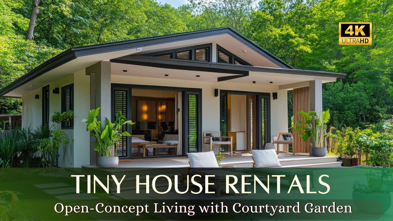 Charming Tiny House Rentals: Open-Concept Living with Hidden Gardens ...