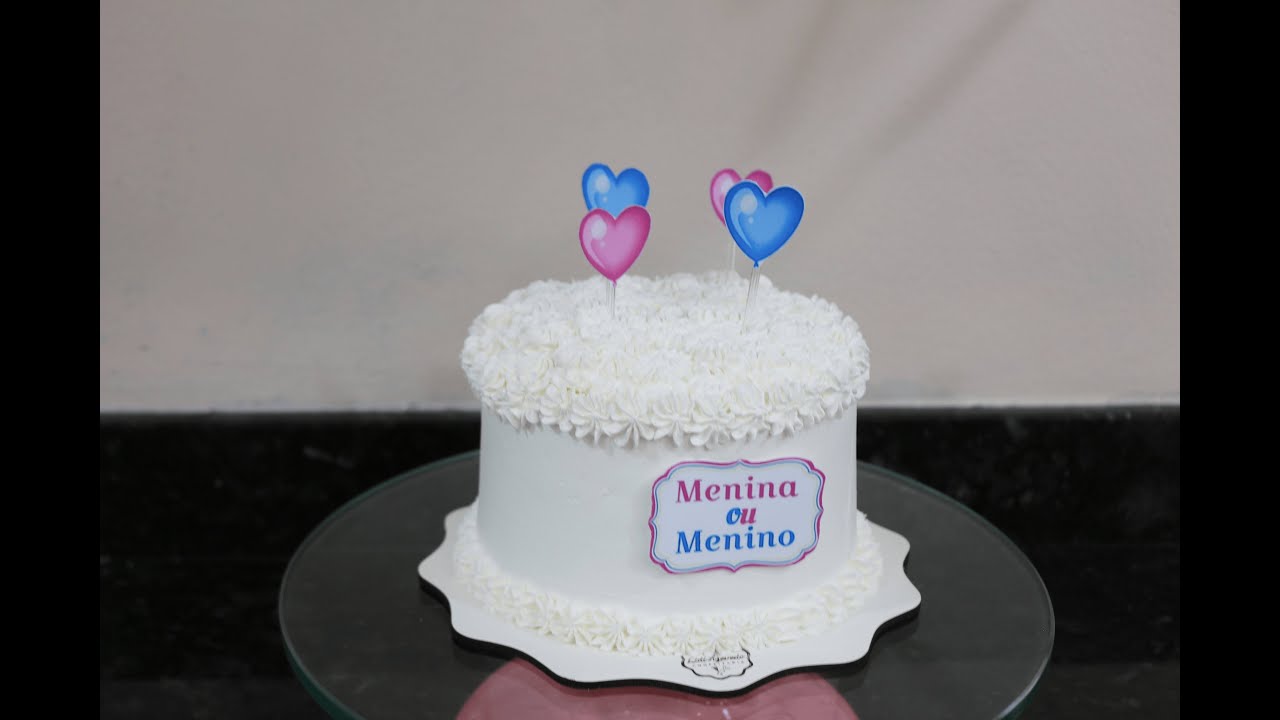 Revelação do meu bebê 😍 Menino ou menina???? Montagem do bolo#confeitaria #chárevelação 