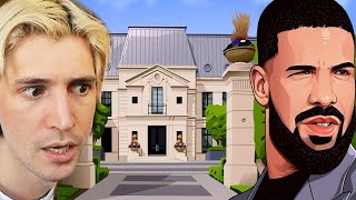 Drake's Mansion Is Both Amazing \& Awful | xQc Reacts
