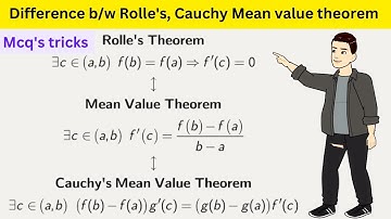 Lec#58 Tricks to separate Rolles Cauchy Mean value theorem full content #maths #ppsc #PhD #afmathe