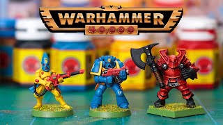 Painting Warhammer like it's 1994