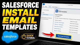 How to install Salesforce email templates for sales outreach - Quick Tutorial