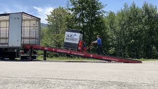 Exemple Utilisation Az Ramp Prime Wlo 8 Avec Transpalette À Conducteur Accompagnant