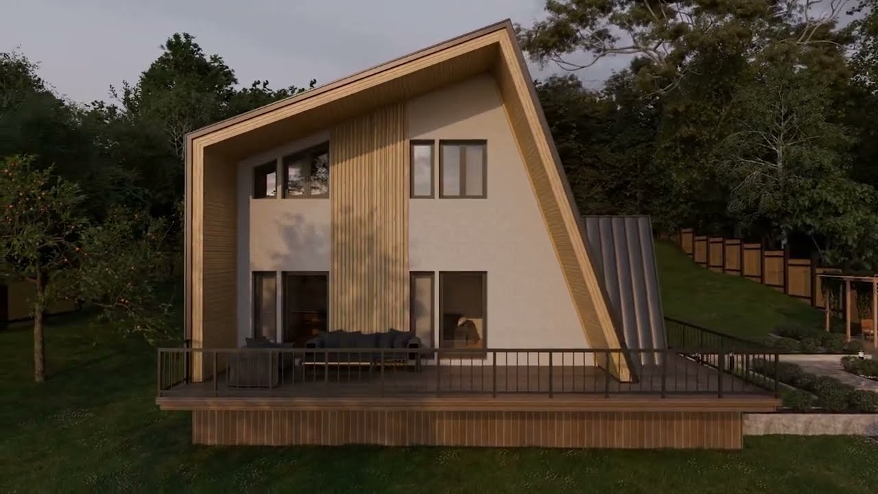 IRIS - Casa prefabricata din lemn in sistem mini-modular