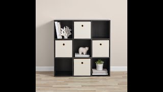 Mainstays 9 Cube Organizer Guided Assembly