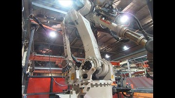 KAWASAKI ZZX130L 7-AXIS WELDING ROBOT CELL