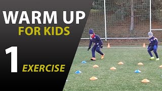 FOOTBALL FUN WARM UP FOR KIDS | COMPETITION DRILLS #1 screenshot 3