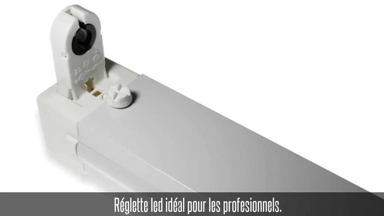 Réglette LED 600mm 18W 6000°K • MMElectricité