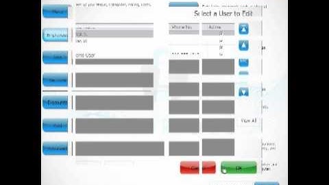 Free Touchscreen POS Demo of Manager Adding an Employee Video